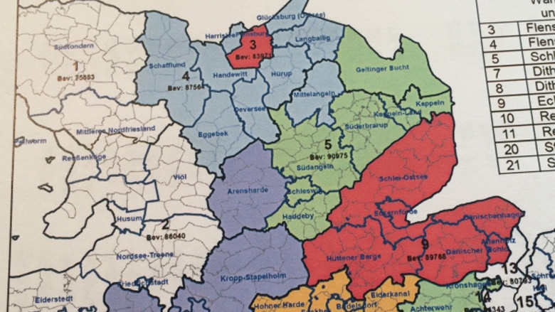 Die neue Wahlkreisschneidung Die neue Wahlkreisschneidung