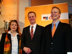 Heike Franzen, Johannes Callsen und Thomas Jepsen