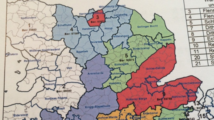 Die neue Wahlkreisschneidung